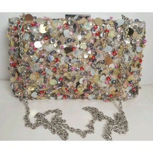 Nordstrom Elegant Fun Flashy Sequence New Without Tags Evening Bag Clutch Purse